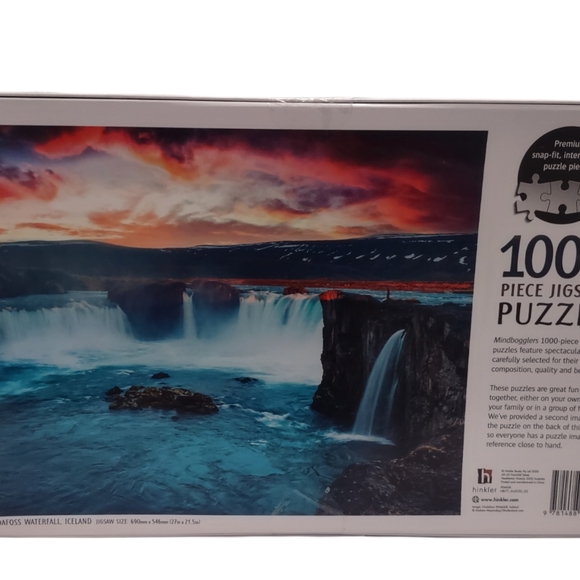 Mindboggers 1000 piece puzzle: Godafoss Waterfall, Iceland - Picture 2 of 4